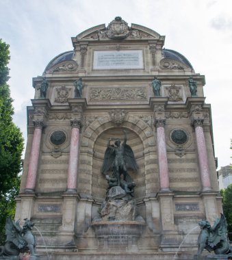 Fransa Paris Saint Michel fontaine