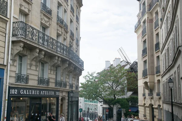 Paris France June 2017 Street View Moulin Radet Montmartre Paris – stockfoto