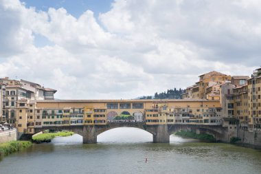 Ponte Vecchio, Venedik, İtalya Arno Nehri Köprüsü