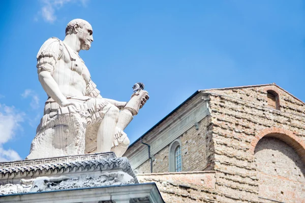 Estatua Giovanni Delle Bande Nere Piazza San Lorenzo Por Baccio —  Fotos de Stock