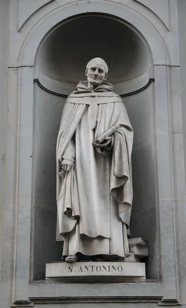 Estátua Santo Antonino Museu Arte Uffizi Florença Itália — Fotografia de Stock