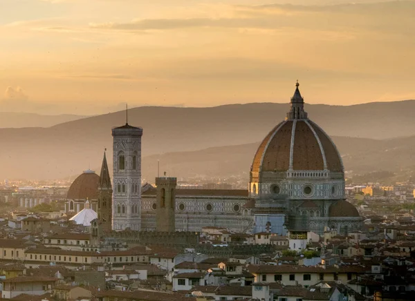 Florence Italië Tijdens Prachtige Zonsondergang — Stockfoto