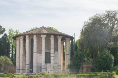 Via Bocca della Verita Roma, İtalya, Herkül Victor Tapınağı