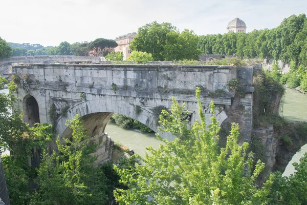 Ancient Roman Bridge Rome — Stock Photo, Image