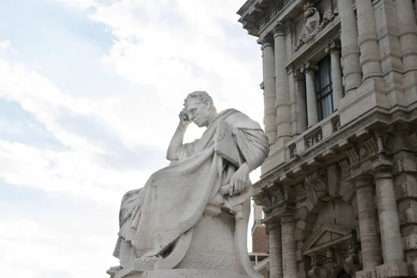 Palácio Italiano Justiça Roma Itália — Fotografia de Stock