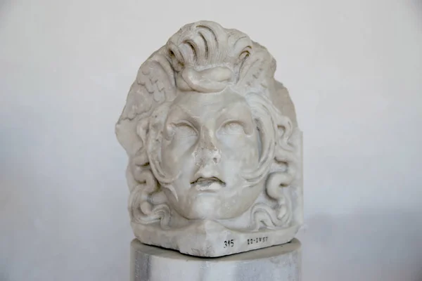 Ancient Sculpture Aphrodite Head Baths Diocletian Thermae Diocletiani Rome Italy — Stock Photo, Image