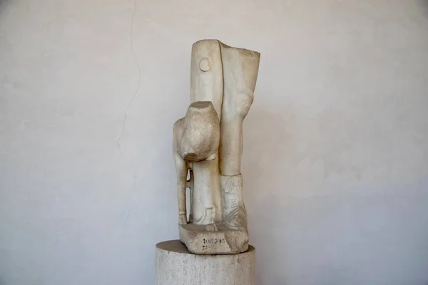 Unterer Teil Der Artemis Statue Den Diokletian Bädern Thermae Diokletiani — Stockfoto