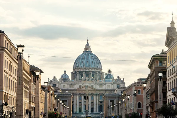 Basilica San Pietro Vatikan Roma Talya — Stok fotoğraf