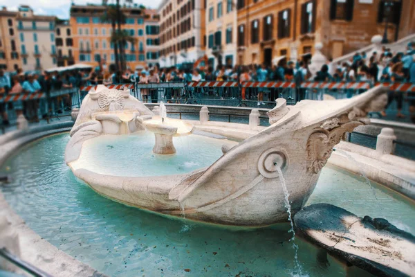 Piazza Spagna Rom Italien — Stockfoto