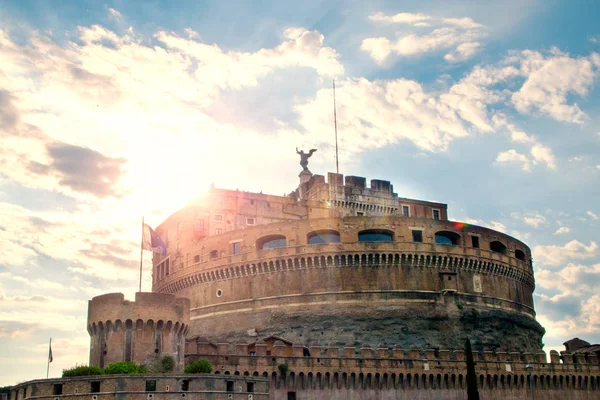 Castel Sant Angelo Rome Ital — стокове фото