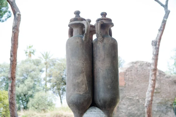 Amphora Serapide Platz Rom Italien — Stockfoto