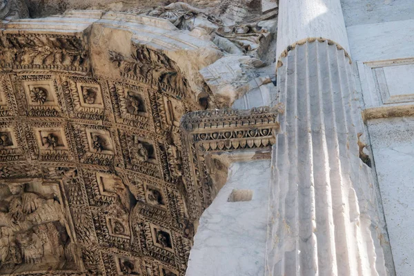 Den Arch Titus Arco Tito Forum Romanum Rom Italien — Stockfoto