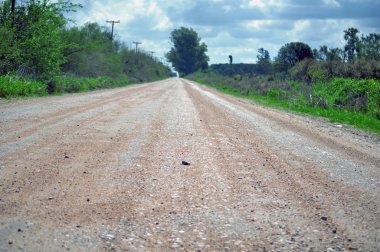 Kırsal toprak yol Entre Rios, Arjantin