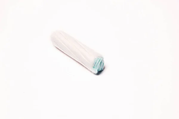 Tampon Fechar Fundo Branco — Fotografia de Stock