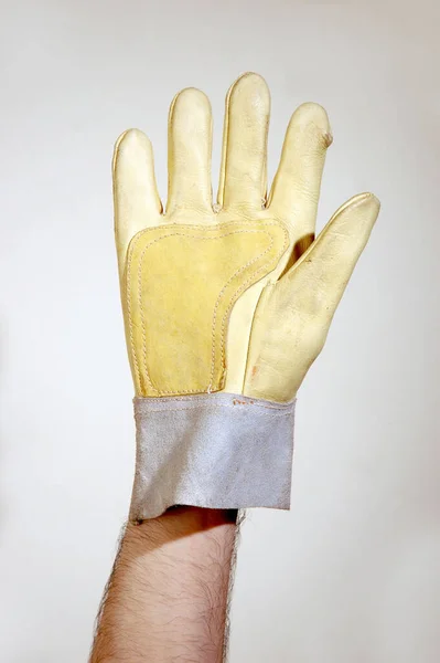 Protective Glove White Background — Stock Photo, Image