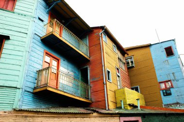 La Boca 'da mimarlık, Buenos Aires, Arjantin