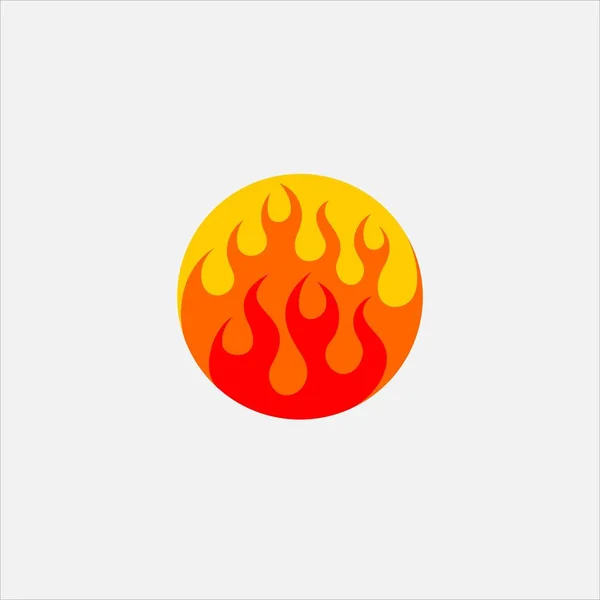 Logo Vettoriale Circle Fire — Foto Stock