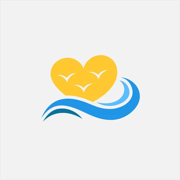 Love Sunrise vector logo