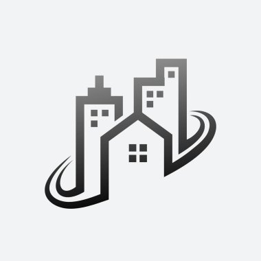 Çözüm şehir vektör logosu