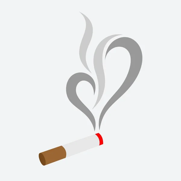 Logotipo Vetor Cigarros Amor — Fotografia de Stock