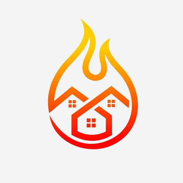 Incendios Vector Logo — Foto de Stock