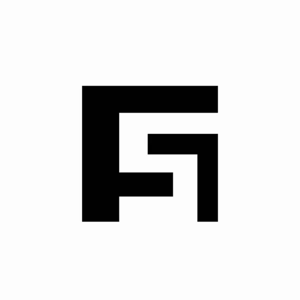 Дизайн Логотипа Буква Буква — стоковый вектор