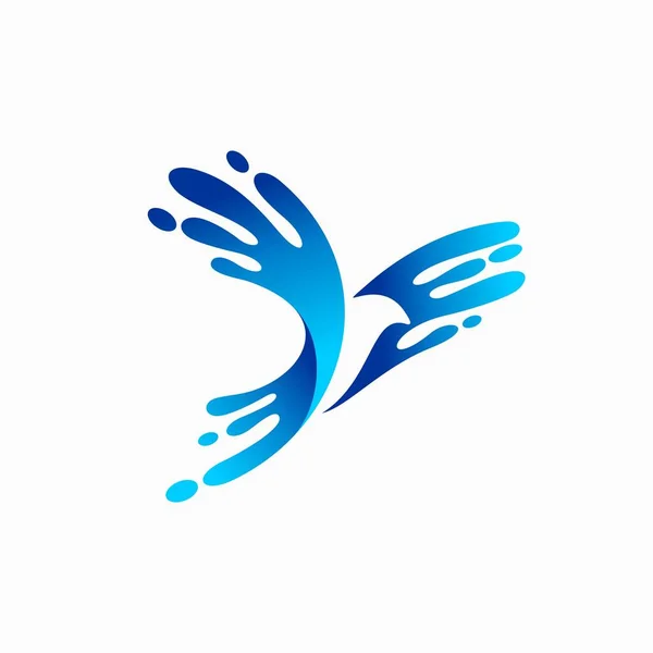 Akbaba suyu logosu, kuş boyası logosu tasarımı.