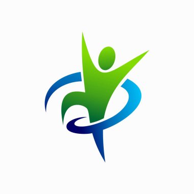 İnsan vektör şablonu, insanlar logo vektörü