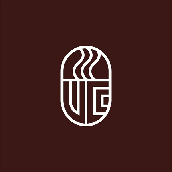 Koffiebeker Pictogram Logo Koffie Vector Template — Stockvector