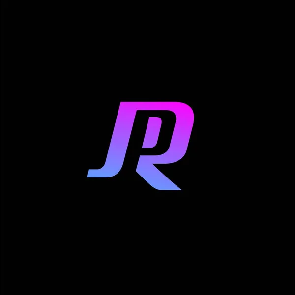 文字J Rの組み合わせ — ストックベクタ
