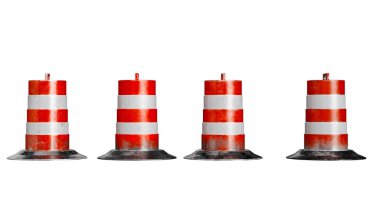 Trafik bariyeri tehlike uyarı