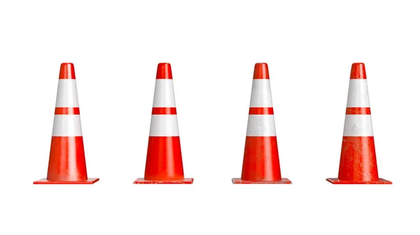 Aviso de barreira do cone de tráfego — Fotografia de Stock