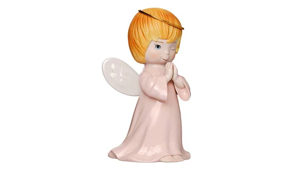 Cute angel sculpture Royalty Free Stock Photos