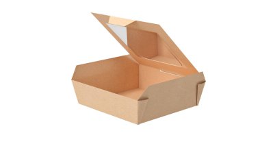 Ambalaj gıda kutusu karton kahverengi