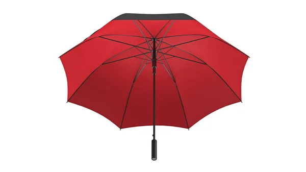 Sombrilla paraguas abierta, vista frontal —  Fotos de Stock