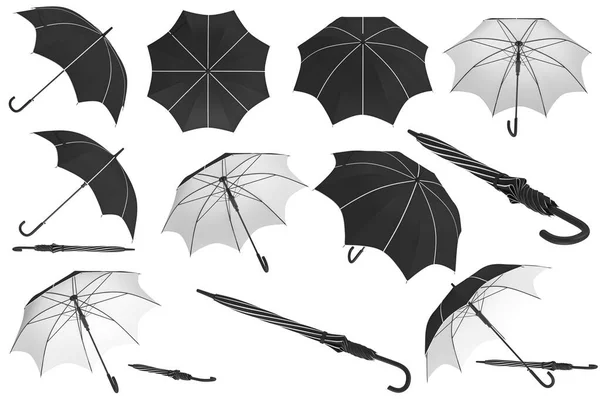 Umbrella parasol classic set — Stock Photo, Image