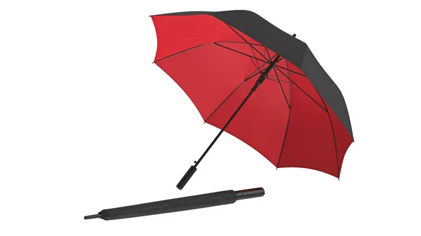 Umbrella open and closed — Stock Photo, Image