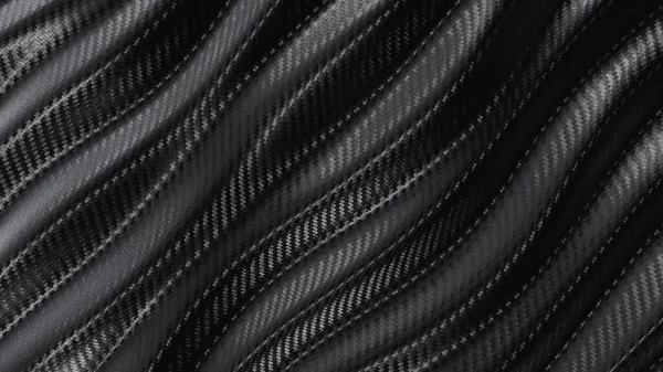 Fondo de patrón de onda de fibra de carbono —  Fotos de Stock
