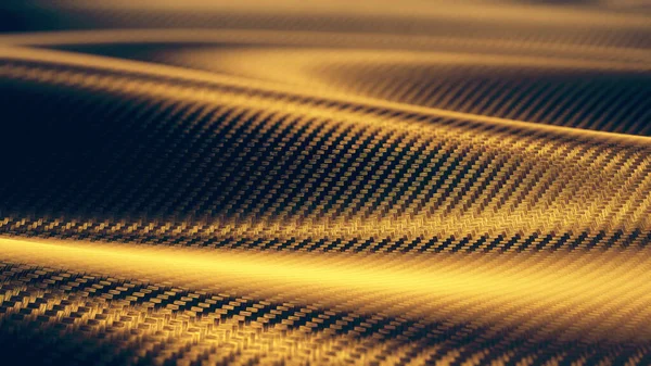 Karbon dalgası altın kaplama desen arka plan