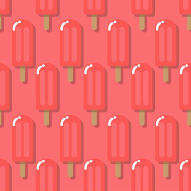 kırmızı pembe karpuz çilekli ahududu şekerlemeleri yatay sıralarda serin tatlı vektörü kırmızı pembe arka planda dikişsiz desen