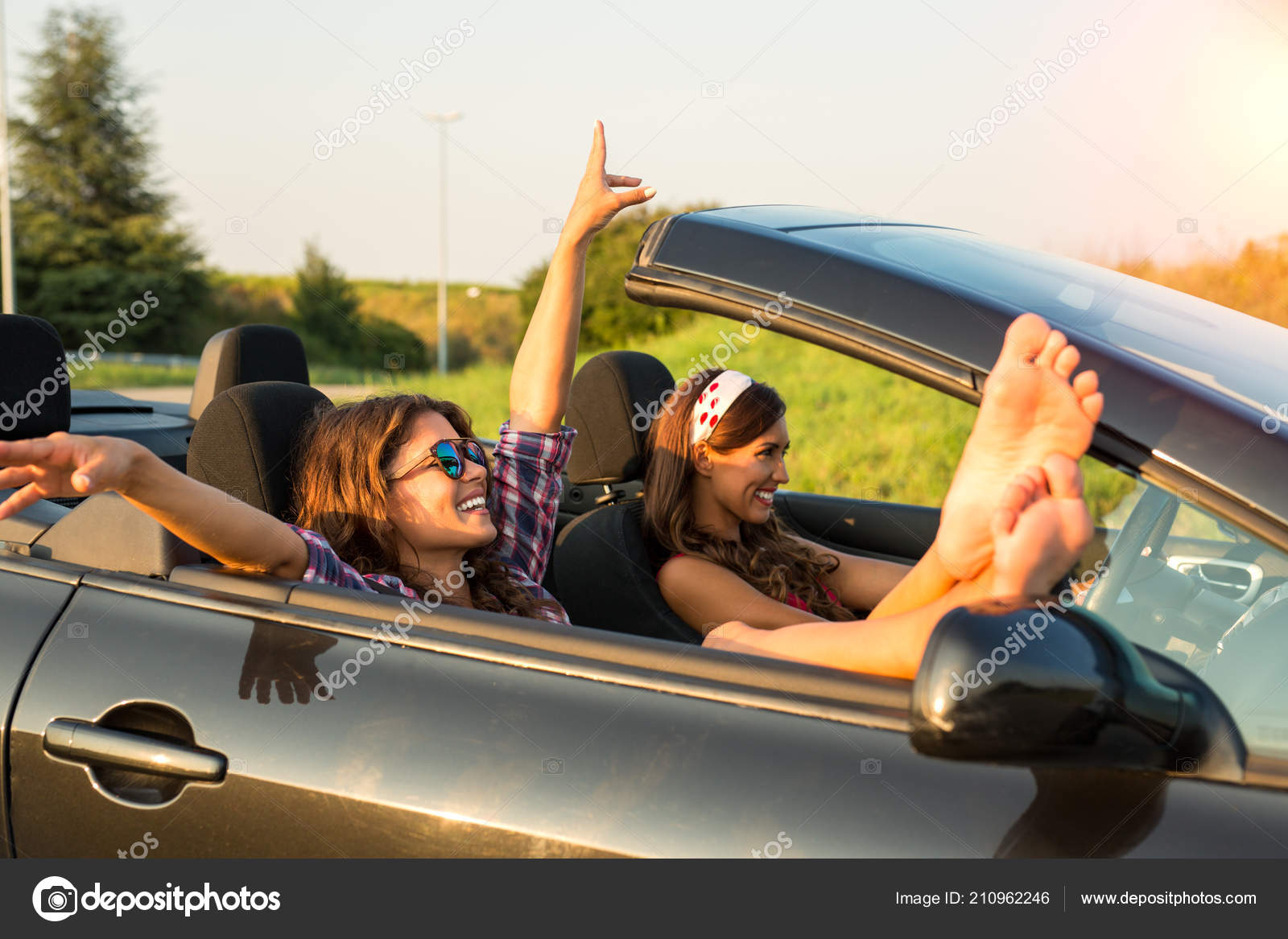 Girls ride best sale in car