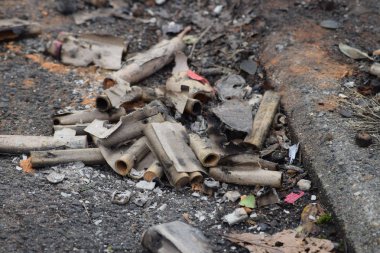 New Year's Eve sonra havai fişek yandı