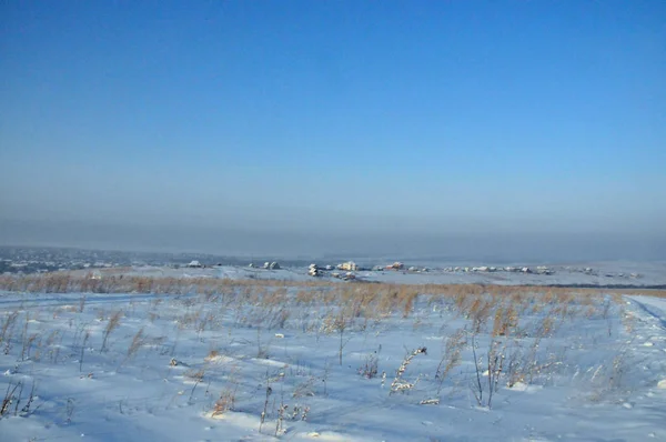 Altay Invierno Enero Día —  Fotos de Stock