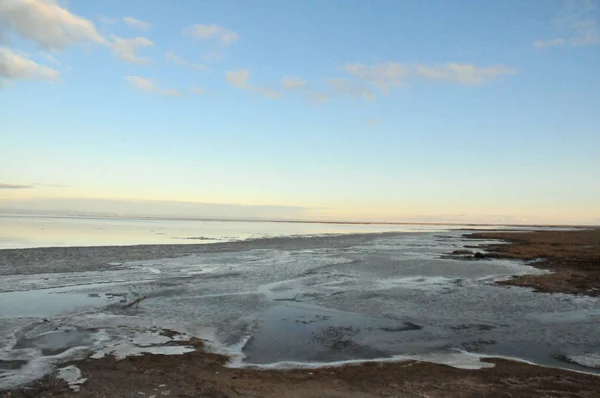 Baikal Coast First Ice — Stock Photo, Image