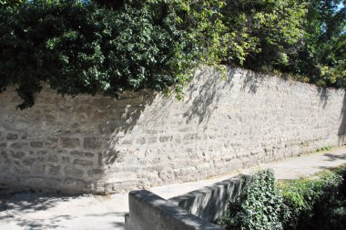 Kırım'da, Bahçesaray şehir, Khan'ın Saray, duvar