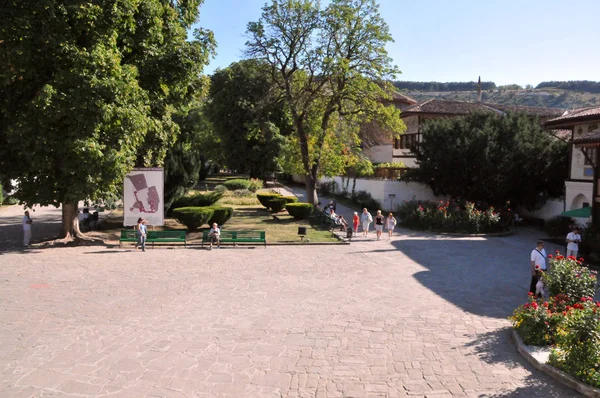 Krim Stad Van Bakhchisarai Khan Palace Innerlijke Vierkant — Stockfoto