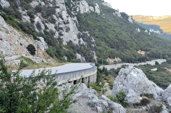Crimea Black Sea Mountains Mountain Road — Stock Photo, Image