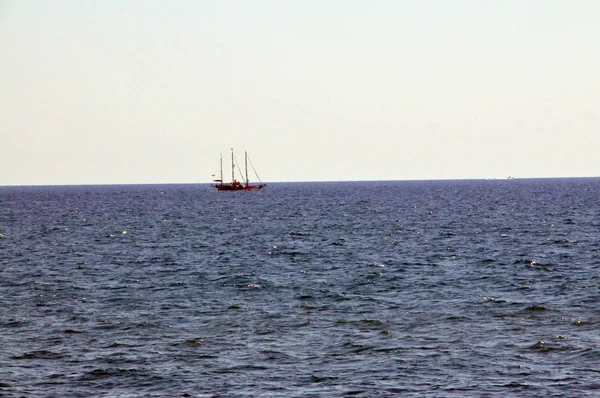 Crimeia Mar Negro Veleiro Dia — Fotografia de Stock