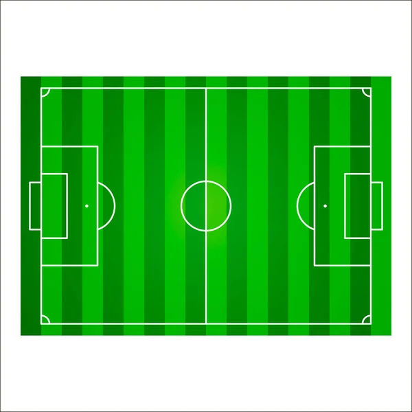 Fotbalové Pole Nebo Fotbalové Hřiště Pozadí Vektorové Ilustrace — Stockový vektor