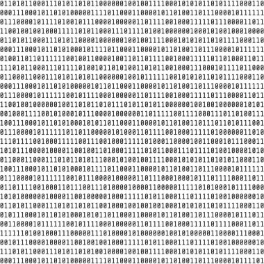 Binary code. Visual representation of binary data. big data concept. Vector illustration isolated on white background clipart svg vector 